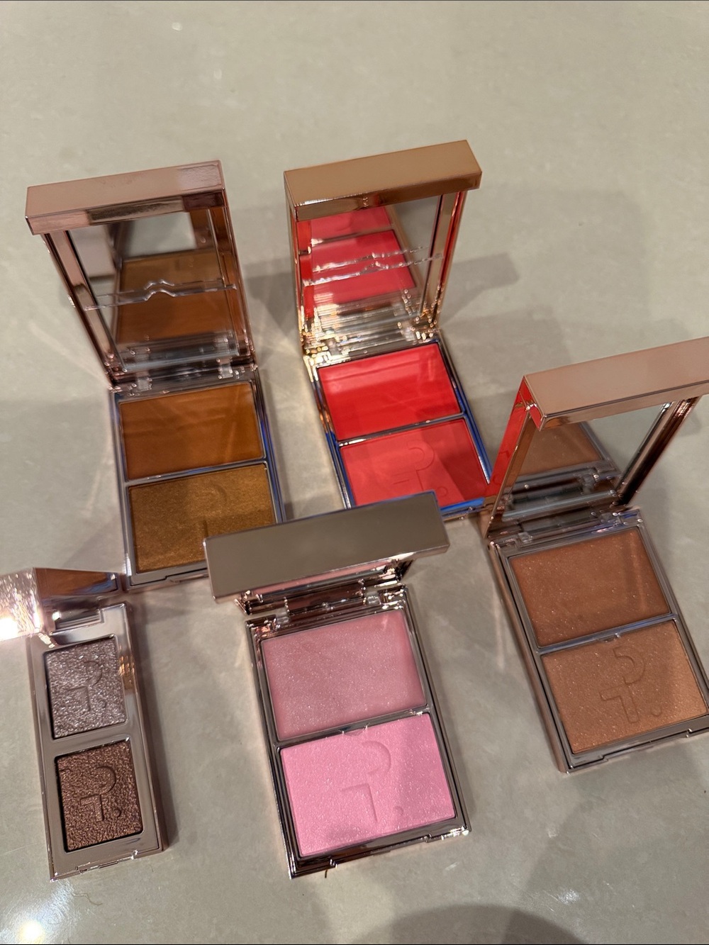 Patrick Ta Creamy Pink Blush Duo - Soft Sheen Cheek Color